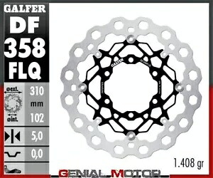 Galfer フロント ブレーキ ディスク CUBIQ フローティング (スチール)310x5mm SUZUKI GSX R 600 2008-2010 Galfer Front Brake Disc CUBIQ FLOATING(STEEL)310x5mm SUZUKI GSX R 600 2008-2010 【並行輸入品】｜カスタムパーツ WORLD倉庫