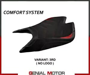 シートサドルカバー Nashua comf sys レッド RD T.I.アプリリア トゥオーノ V4 ファクトリー 2021-2023 Seat saddle cover Nashua comf sys Red RD T.I. Aprilia Tuono V4 Factory 2021-2023 【並行輸入品】