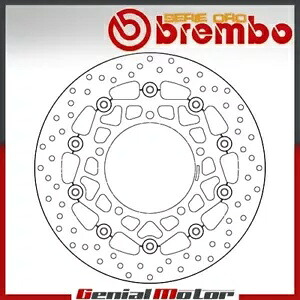 ブレーキディスク フローティング Brembo Oro フロント スズキ GSX F ABS 650 2008 - 2014- Brake disc floating Brembo Oro front Suzuki GSX F ABS 650 2008 - 2014- 【並行輸入品】
