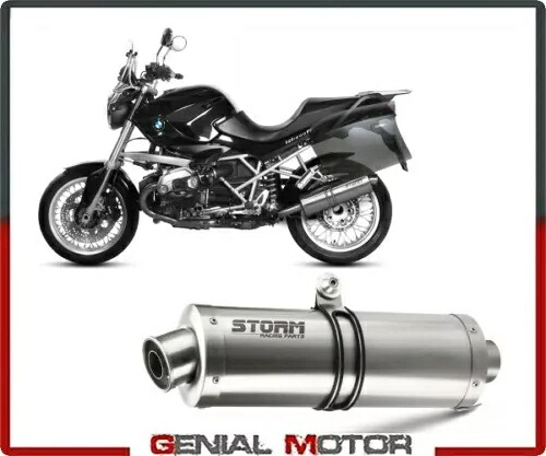 Exhaust Storm by Mivv マフラー オーバル スチール BMW R 1200 R 2011 - 2014用 Exhaust Storm by Mivv Muffler Oval Steel for Bmw R 1200 R 2011 - 2014 【並行輸入品】
