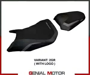シートサドルカバー トヤマグレー GR+ロゴ T.I.ホンダ CB 750 ホーネット 2023 Seat saddle cover Toyama Gray GR + logo T.I. for Honda CB 750 Hornet 2023 【並行輸入品】