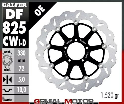 Galfer フロント左ブレーキディスク ウェーブ フロート フル 330x5 DUCATI MULTI1200 PIKESPEAK 15-17 Galfer Front LeftBrakeDiscWAVE FLOAT Full 330x5 DUCATI MULTI1200 PIKESPEAK 15-17 【並行輸入品】｜カスタムパーツ WORLD倉庫