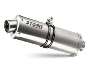 エキゾーストマフラー Storm By Mivv オーバル ステンレススチール KTM 690 ENDURO R 2019 - 2023 Exhaust Muffler Storm By Mivv Oval Stainless Steel Ktm 690 ENDURO R 2019 - 2023 【並行輸入品】