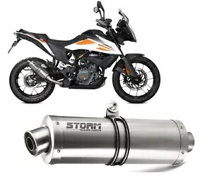 Exhaust Storm by Mivv マフラー OVAL スチール KTM 390 アドベンチャー 2020 - 2023 Exhaust Storm by Mivv Muffler OVAL Steel for KTM 390 adventure 2020 - 2023 【並行輸入品】｜カスタムパーツ WORLD倉庫