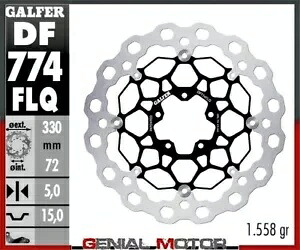 Galfer フロント ブレーキ ディスク CUBIQ フローティング(C.STEEL)330x5mm ドゥカティ 1098 S 2007-2008 Galfer Front Brake Disc CUBIQ FLOATING(C.STEEL)330x5mm DUCATI 1098 S 2007-2008 【並行輸入品】｜カスタムパーツ WORLD倉庫