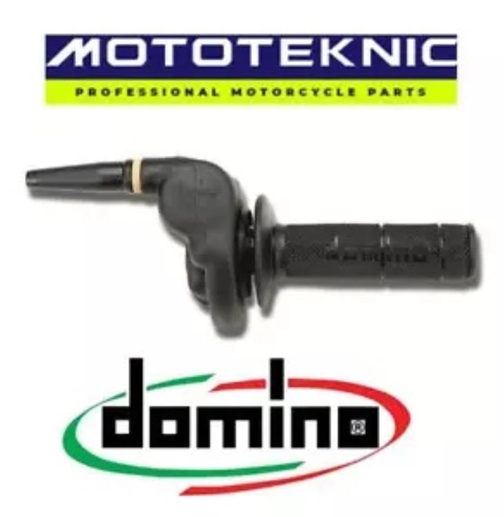 Domino HR クロス オフロード 2 ストローク スロットル、グリップ付きホンダバイクに適合 Domino HR Cross Off Road 2 Stroke Throttle to fit Honda Bikes with Grips 【並行輸入品】