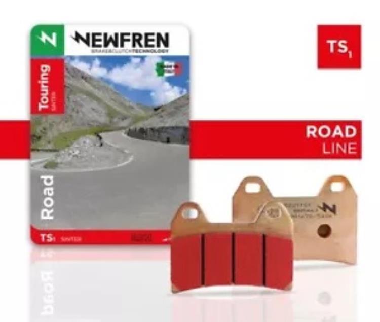 Newfren TS1 焼結フロントブレーキパッド Ducati Monster 1000 2003-2005 に適合 Newfren TS1 Sintered Front Brake Pads to fit Ducati Monster 1000 2003-2005 【並行輸入品】