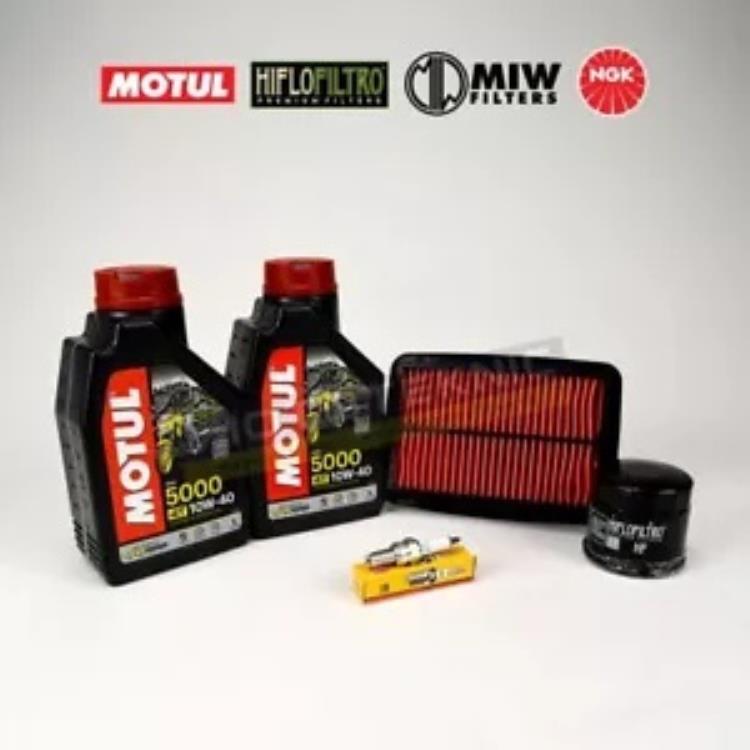 MOTUL NGK コンプリートサービスキット ホンダ XR 350 R D-H 1983-1987 に適合 Motul NGK Complete Service Kit to fit Honda XR 350 R D-H 1983-1987 【並行輸入品】