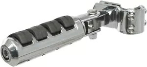 Rivco Products 防振ハイウェイペグ 1/4 インチクランプ付き クロム#PEGS125 Rivco Products Anti Vibration Highway Pegs w/ 1/4\