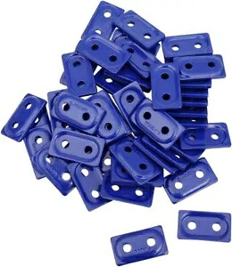 Woody's ダブルディガー アルミニウム サポート プレート ブルー - 5/16 インチ。スレッド #ADD2-3795-B Woody's Double Digger Aluminum Support Plates Blue - 5/16in. Thread #ADD2-3795-B 【並行輸入品】