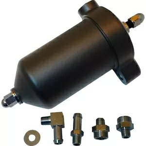 ドラッグスペシャリティーズ オイルフィルターアセンブリ ブラック #0712-0659 Drag Specialties Oil Filter Assembly Black #0712-0659 【並行輸入品】