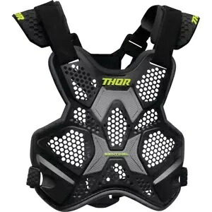 Thor Sentinel LTD レース ガード XS-Sm ブラック Thor Sentinel LTD Race Guards XS-Sm Black 【並行輸入品】