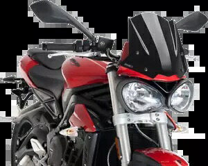 PUIG ネイキッド ニュージェネレーション フロントガラス ブラック #9999N PUIG Naked New Generation Windshield Black #9999N 【並行輸入品】