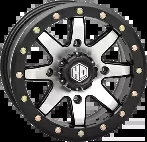 STI ホイール&タイヤ HD9 ホイール 14X7 4/137 6+1 マシンド マット ブラック #14HB908 STI Wheel & Tire HD9 Wheels 14X7 4/137 6+1 Machined Matte Black #14HB908 【並行輸入品】