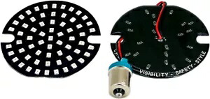 Cyron Lighting パンケーキ ウインカー LED インサート 3 インチ レッド 1156 #AC1156PFR Cyron Lighting Pancake Turn Signal LED Inserts 3\