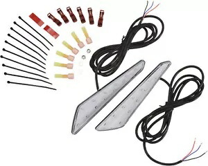 ショークロームLEDマーカーライト GL1800用 ゴールドウイングレッド #52-923R Show Chrome LED Marker Light for GL1800 Gold Wing Red #52-923R 【並行輸入品】