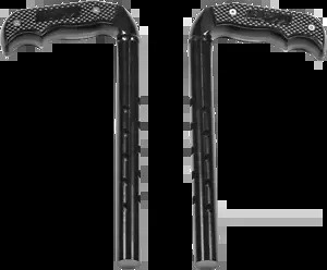 B&M/FLOWMASTER パッセンジャーグラブハンドル #81156 B&M/FLOWMASTER Passenger Grab Handles #81156 【並行輸入品】