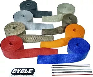 サイクルパフォーマンス エキゾーストパイプラップ 2x50 ブルー #CPP/9066-50 Cycle Performance Exhaust Pipe Wrap 2x50 Blue #CPP/9066-50 【並行輸入品】