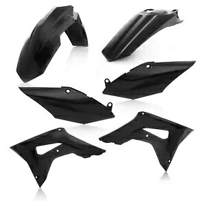 Acerbis 標準プラスチックキット ブラック2630690001 Acerbis Standard Plastic Kits Black2630690001 【並行輸入品】