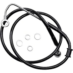 Drag Specialtys 拡張ステンレススチール フロント ブレーキ ライン キット 1741-5787 Drag Specialties Extended Stainless Steel Front Brake Line Kit 1741-5787 【並行輸入品】