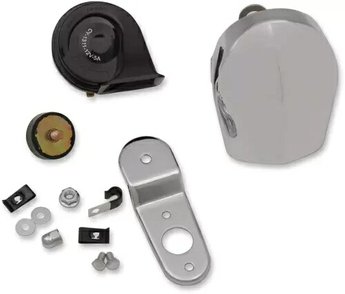 ドラッグスペシャリティーズ エレクトリックホーンキット クローム #2107-0245 Drag Specialties Electric Horn Kit Chrome #2107-0245 【並行輸入品】