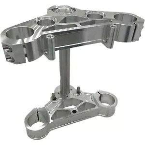 Pro-One パフォーマンス トリプル ツリー - 未加工アルミニウム - 39 mm - 0° 106200 Pro-One Performance Triple Tree - Raw Aluminum - 39 mm - 0° 106200 【並行輸入品】