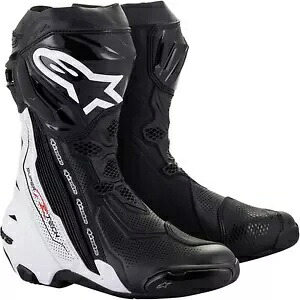 アルパインスターズ スーパーテック V ブーツ - ブラック/ホワイト - US 11.5 / EU 46 2220121-12-46 ALPINESTARS SUPERTECH V BOOTS - BLACK/WHITE - US 11.5 / EU 46 2220121-12-46 【並行輸入品】