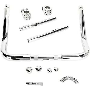Klock Works クローム 14インチ クリップハンガー ハンドルバー KW06-01-8013-C Klock Werks Chrome 14" Klip Hanger Handlebar KW06-01-8013-C 【並行輸入品】｜カスタムパーツ WORLD倉庫