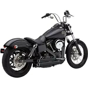 コブラ 909 エキゾースト - ブラック - '12-'17 ダイナ 6708B Cobra 909 Exhaust - Black - '12-'17 Dyna 6708B 【並行輸入品】
