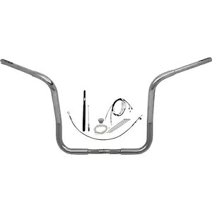 Fat Baggers ハンドルバー キット - ラウンドトップ - 14 インチ - クロム 919414 Fat Baggers Handlebar Kit - Rounded Top - 14\