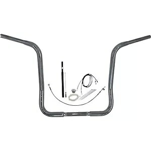 Fat Baggers ハンドルバー キット - ラウンドトップ - 16 インチ - クロム 919416 Fat Baggers Handlebar Kit - Rounded Top - 16\