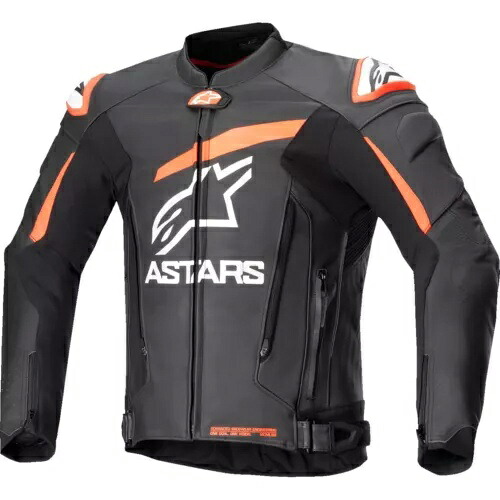 GP プラス R v4 レザー ジャケット - ブラック/レッドフルオ/ホワイト - サイズ 38 3100524-1321-48 GP Plus R v4 Leather Jacket - Black/Red Fluo/White - Size 38 3100524-1321-48 【並行輸入品】