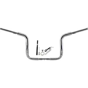 Fat Baggers ハンドルバー キット - ラウンドトップ - 12 インチ - クロム 819412 Fat Baggers Handlebar Kit - Rounded Top - 12\
