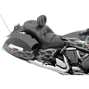 ドラッグスペシャリティーズ ロープロファイルシート - ピロー - クロスカントリー 0810-1542 Drag Specialties Low Profile Seat - Pillow - Cross Country 0810-1542 【並行輸入品】