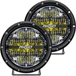 リジッド 360 シリーズ 6 インチ ドライブ ホワイト バックライト - ペア 36204 Rigid 360-Series 6in Drive White Back Light- Pair 36204 【並行輸入品】