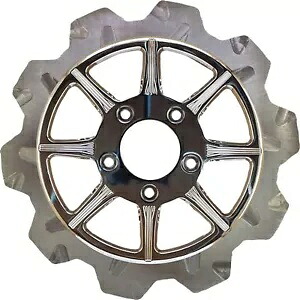 Lyndall Brakes 高炭素鋼フェニックス リアローター クローム 11.8インチ 537-0327 Lyndall Brakes High Carbon Steel Phoenix Rear Rotor Chrome 11.8\