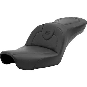 Roadsofa? シート - 背もたれなし - ブラック/ブラック ステッチ FXD '96-'03 896-04-187 Roadsofa? Seat - without Backrest - Black/Black Stitching FXD '96-'03 896-04-187 【並行輸入品】｜カスタムパーツ WORLD倉庫