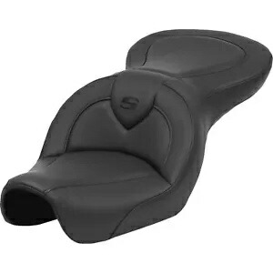Roadsofa? シート - ブラック ステッチ - 背もたれなし - FXD '04-'05 804-04-187 Roadsofa? Seat - Black Stitch - without Backrest - FXD '04-'05 804-04-187 【並行輸入品】