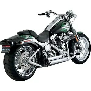 Vance And Hines ショートショット スタッガード エキゾースト - クロム 17221 Vance And Hines Shortshots Staggered Exhaust - Chrome 17221 【並行輸入品】