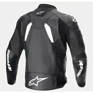 アルパインスターズ GP プラス R V4 エアフロー レザー ジャケット - ブラック/ホワイト - 50 3100624-12-50 Alpinestars GP Plus R V4 Airflow Leather Jacket - Black/White - 50 3100624-12-50 【並行輸入品】