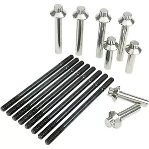 Feuling スタッドボルトキット Harley-Davidson? M8 用 - ブラック/クローム 3024 Feuling Stud Bolt Kit for Harley-Davidson? M8 - Black/Chrome 3024 【並行輸入品】｜カスタムパーツ WORLD倉庫 98,615円