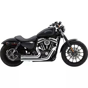 コブラ 909 エキゾースト - クローム - '14-'19 XL 6705 Cobra 909 Exhaust - Chrome - '14-'19 XL 6705 【並行輸入品】