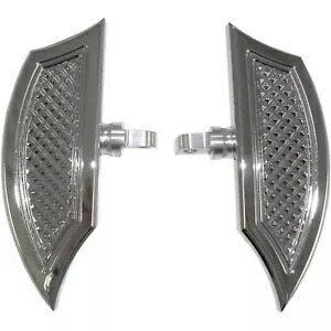 Eddie Trotta Designs 折りたたみミニフロアボード - クローム TC-557 Eddie Trotta Designs Folding Mini Floorboard - Chrome TC-557 【並行輸入品】