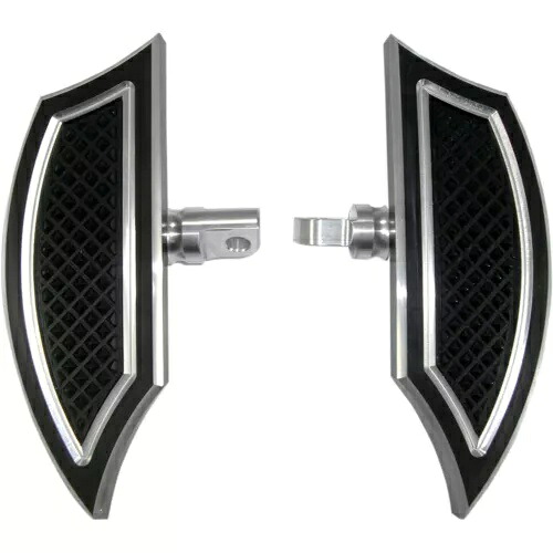 Eddie Trotta Designs 折りたたみミニフロアボード - ブラック TC-557B Eddie Trotta Designs Folding Mini Floorboard - Black TC-557B 【並行輸入品】｜カスタムパーツ WORLD倉庫