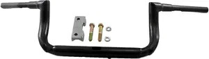 LA チョッパーズ 1 1/2 インチ グランデ ツイン ピークス ハンドルバー ブラック 8 インチ エンドライズ #LA-7364-08B LA Choppers 1 1/2\