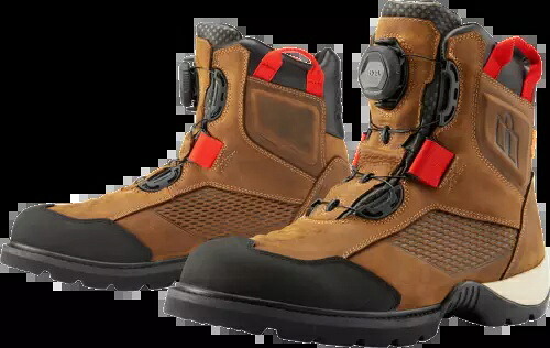 アイコン ストームホーク ブーツ 12 ブラウン Icon Stormhawk Boots 12 Brown 【並行輸入品】|カスタムパーツ WORLD倉庫