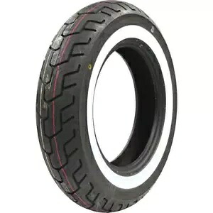 ダンロップ D404 タイヤ 150/90-15 - ワイド ホワイト ウォール リア #32NM-50 Dunlop D404 Tire 150/90-15 - Wide White Wall Rear #32NM-50 【並行輸入品】｜カスタムパーツ WORLD倉庫