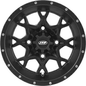 I.T.P.ハリケーン ホイール ブラック 16X7 4/156 4+3 #1621966017B I.T.P. Hurricane Wheel Black 16X7 4/156 4+3 #1621966017B 【並行輸入品】｜カスタムパーツ WORLD倉庫