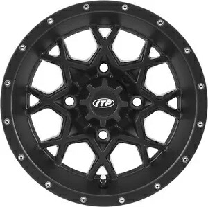 I.T.P.ハリケーン ホイール ブラック 16X7 4/137 5+2 #1621965017B I.T.P. Hurricane Wheel Black 16X7 4/137 5+2 #1621965017B 【並行輸入品】｜カスタムパーツ WORLD倉庫