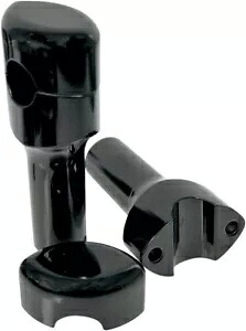 LAチョッパーズ スムースライザー 1インチ用ハンドルバー4インチ。トールブラック #LA-7402-04B LA Choppers Smooth Riser for 1in. Handlebar 4in. Talll Black #LA-7402-04B 【並行輸入品】｜カスタムパーツ WORLD倉庫 56,760円